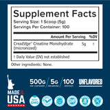 Schiffer Creatine Monohydrate Powder